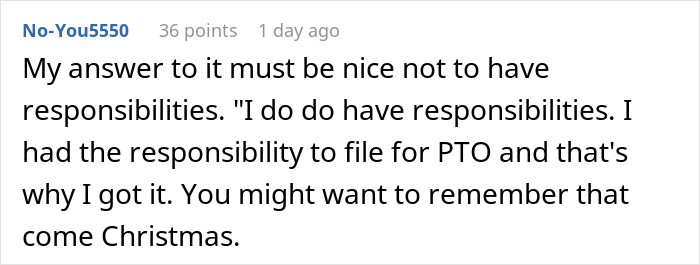 &ldquo;Must Be Nice&rdquo;: Coworkers Make Snarky Comments When Childfree Woman Refuses To Sacrifice Her PTO