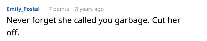 Screenshot of a Reddit comment discussing a MIL secretly DNA testing grandkid and family conflict arising from it.