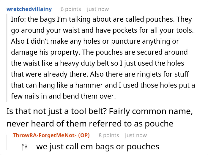 Lazy guy tries to steal coworker&rsquo;s ladder, she takes revenge by nailing his tools to the floor.