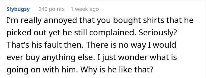 Man Always Finds Something Wrong With Wife&rsquo;s Gifts, Is Upset She Doesn&rsquo;t Want To Gift Him Anything Anymore