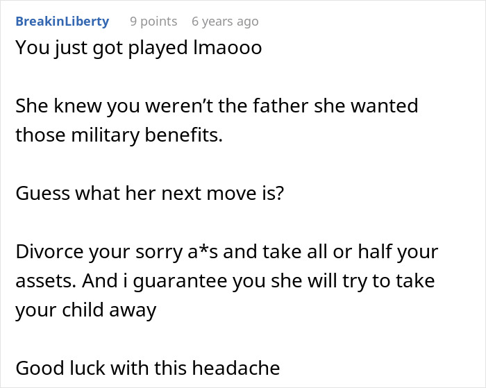 Text conversation criticizing a man doubting paternity of his 12-year-old son after chance meeting with old friend.