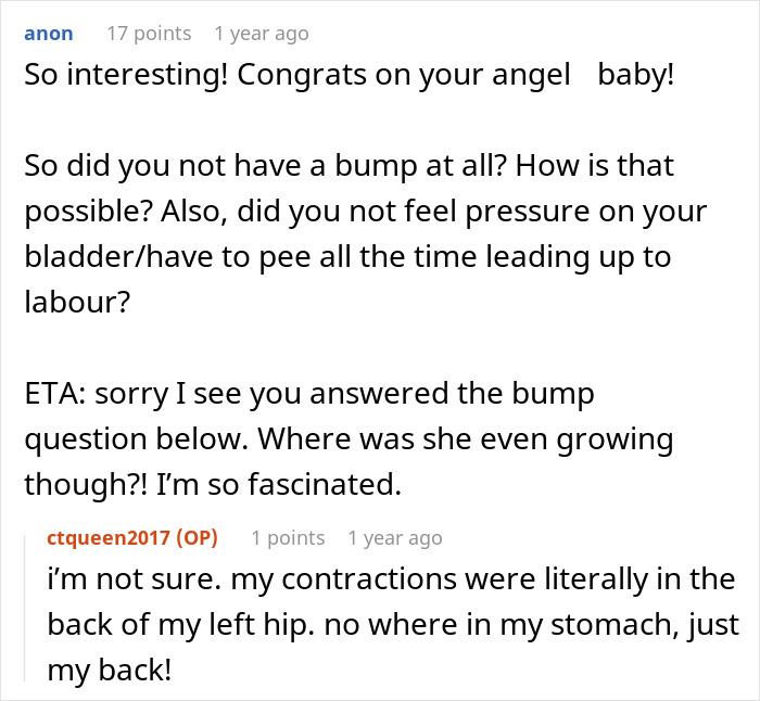 Chat conversation discussing a lady calling her fianc&eacute; about pregnancy and going into labor unexpectedly.