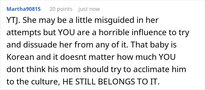 Lady Adopts Korean Baby And Goes Overboard With Culture, She Explodes As Friend Calls Her Out