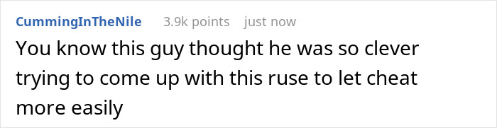 Screenshot of a Reddit comment discussing a man&rsquo;s dark and twisted secret involving fathering his ex&rsquo;s child.