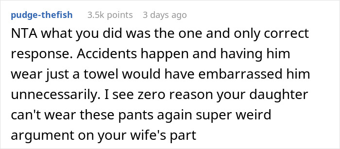 Wife Disgusted As Hubby Gives Daughter's Pants To A Boy After A Bathroom Accident, Rages At Him