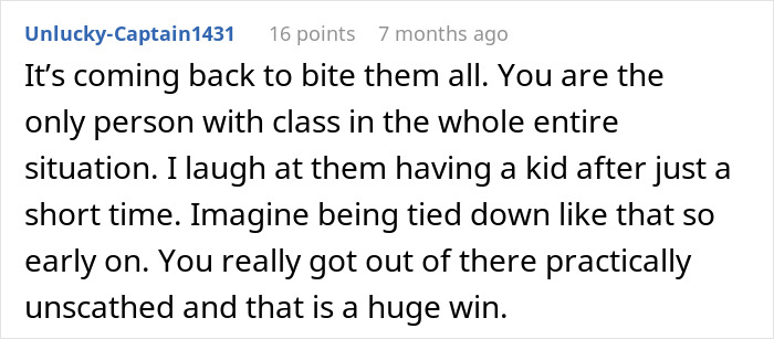 Woman congratulates boyfriend and pregnant mistress in front of coworkers during a tense office confrontation moment
