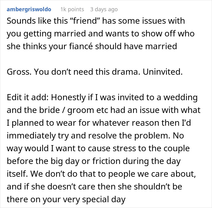 Woman wants to wear white dress to wedding but is told it&rsquo;s a yellow dress causing drama and stress before the big day.