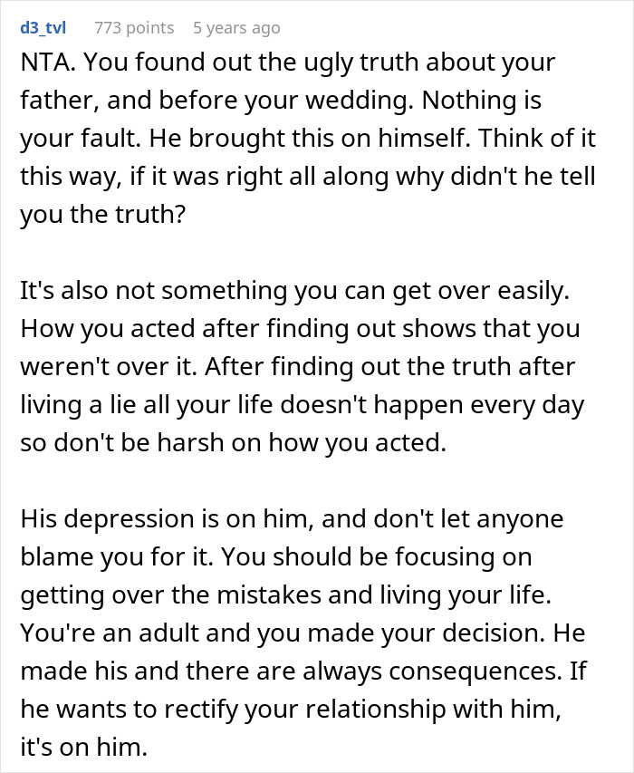 Bride Discovers Dad's Dirty Secret Days Before Wedding And Kicks Him Out, Family Goes Ballistic