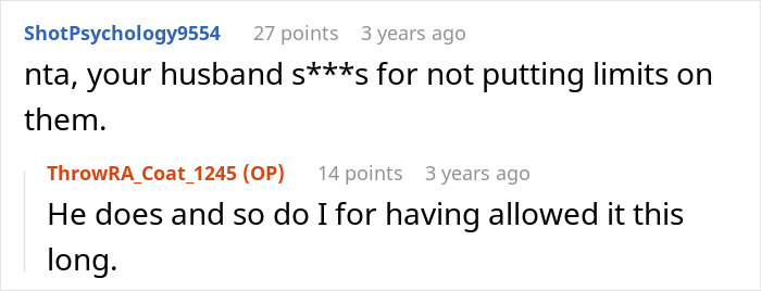 Screenshot of an online discussion about a woman moving with family to run away from in-laws and conflict with her husband. Screenshot of an online discussion about a woman moving with family to run away from in-laws and conflict with her husband.