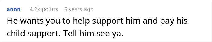 Text post showing a comment about someone falling into deep regret after ditching fianc&eacute;e to chase the one that got away.