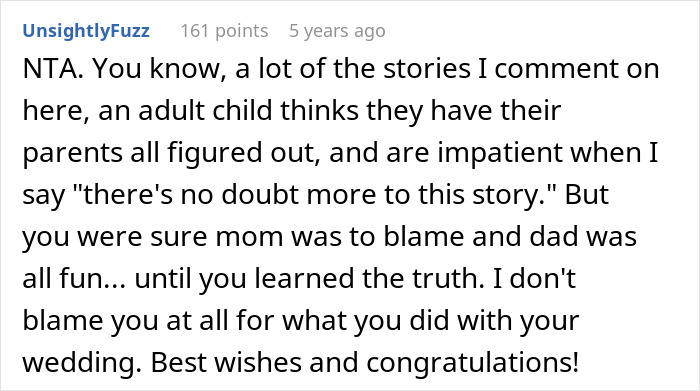 Bride Discovers Dad's Dirty Secret Days Before Wedding And Kicks Him Out, Family Goes Ballistic