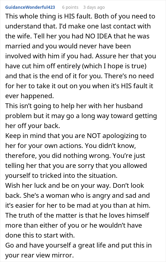 Woman thinks she is in best relationship until a revealing text from her boyfriend&rsquo;s wife changes everything.