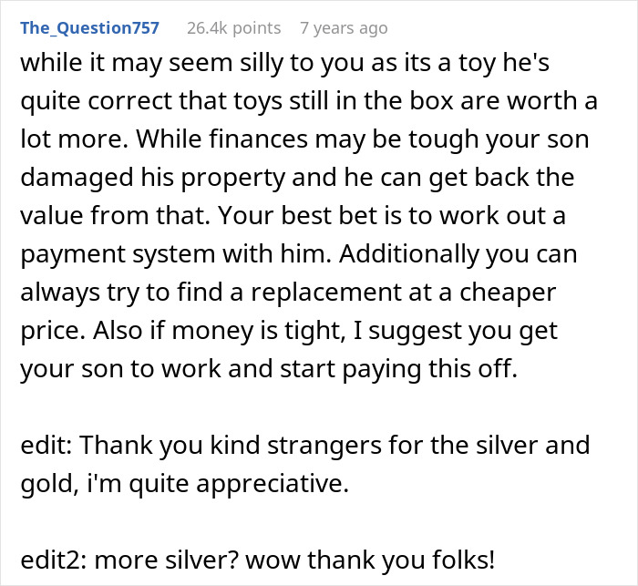 Man Refuses To Pay Brother Back For A Figurine His Son Stole Until He Finds Out The Reason Behind It
