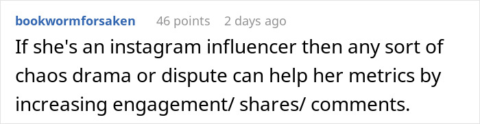 Comment about woman wanting to wear white dress to wedding causing drama and increasing social media engagement.