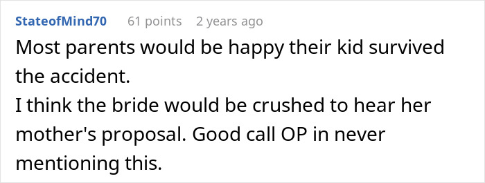 Woman Flabbergasted After Mom Offers An Absolutely Unhinged Idea To Save Her Twin Sister&rsquo;s Wedding