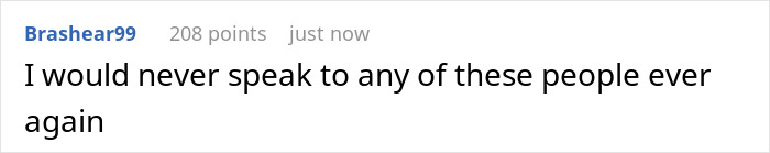 Comment on a social media post about grandparents kicking young family out for refusing to leave toddler behind for medical school.