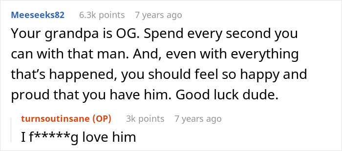 Screenshot of a Reddit comment thread discussing a man who wants to reconnect after DNA lab mixes paternity results.