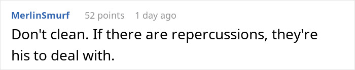 Comment on a forum post showing a man frustrated as hubby dumps household chores on him, sparking debate about his work busyness. Comment on a forum post showing a man frustrated as hubby dumps household chores on him, sparking debate about his work busyness.