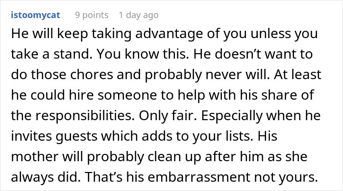 Comment on man rages as hubby dumps household chores on him, sparking netizens to question if he's really busy with work. Comment on man rages as hubby dumps household chores on him, sparking netizens to question if he's really busy with work.