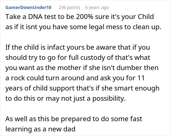 Comment advising DNA testing and preparing for legal and custody challenges as a new single dad after Child Services' call. Comment advising DNA testing and preparing for legal and custody challenges as a new single dad after Child Services' call.