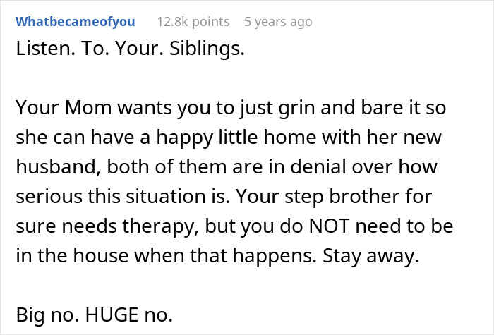 Alt text: Creepy teen enters step-sister&rsquo;s room to cut hair, parents dismiss concerns, highlighting family denial and sibling conflict.