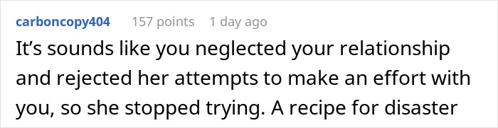 Comment criticizes a man for neglecting his relationship, explaining why his fianc&eacute;e left and internet reactions follow.