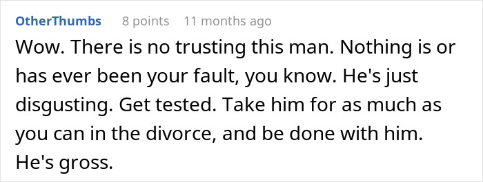 Screenshot of a text message revealing a woman confronting a married man&rsquo;s wife with audacious accusations.