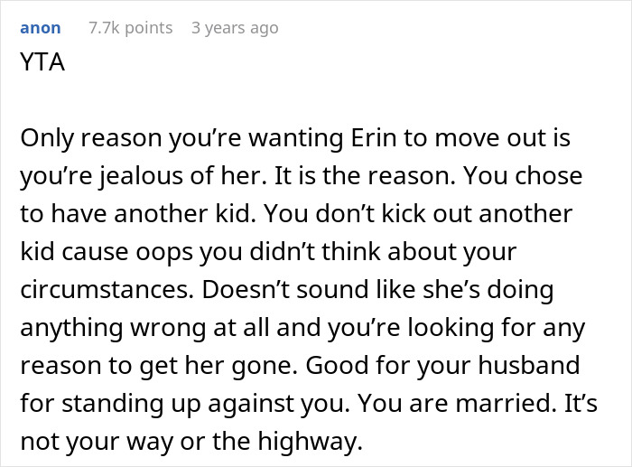 Woman Wants 18YO Stepdaughter To Move Out As She Was Already “Nice Enough To Let Her Stay For 6 Years” Woman Wants 18YO Stepdaughter To Move Out As She Was Already “Nice Enough To Let Her Stay For 6 Years”