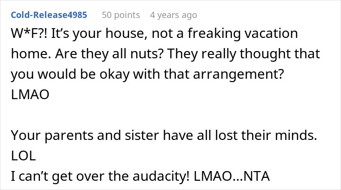 Bride expecting to spend honeymoon at sibling's house faces harsh reality check after uninvited wedding drama. Bride expecting to spend honeymoon at sibling's house faces harsh reality check after uninvited wedding drama.