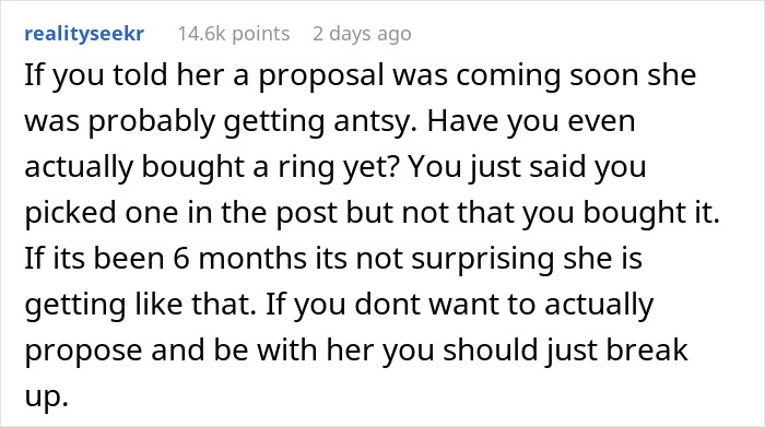 &ldquo;A Way To Control Her&rdquo;: Guy Refuses To Propose To His Girlfriend After He Said He Would, Explains Why