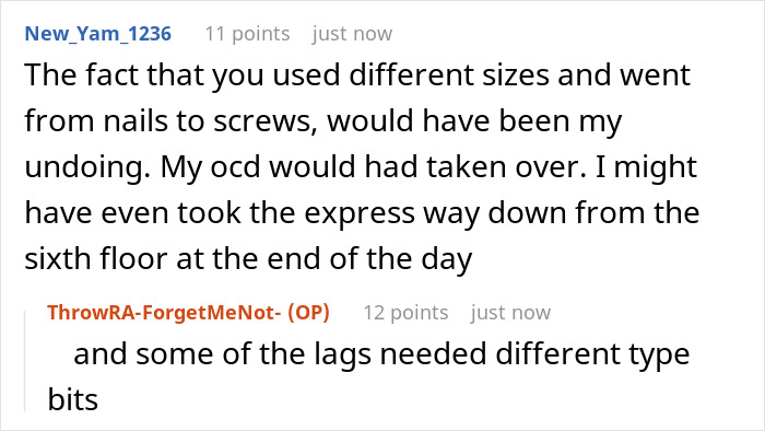 Lazy guy caught stealing coworker&rsquo;s ladder as she takes revenge by nailing his tools firmly to the floor.