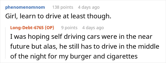 Screenshot of an online conversation where a woman tries to ignore husband&rsquo;s mistress contacting her repeatedly.