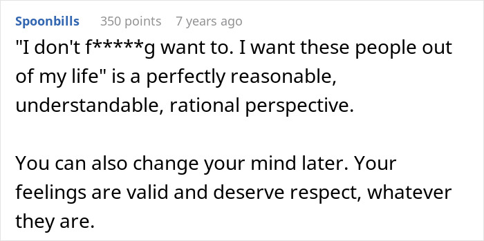 Screenshot of a forum comment about valid feelings, relating to DNA lab mixes and paternity results confusion.