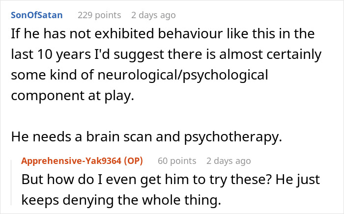 Screenshot of an online discussion where a woman suspects her husband is a psychopath after horrifying texts are exchanged. Screenshot of an online discussion where a woman suspects her husband is a psychopath after horrifying texts are exchanged.