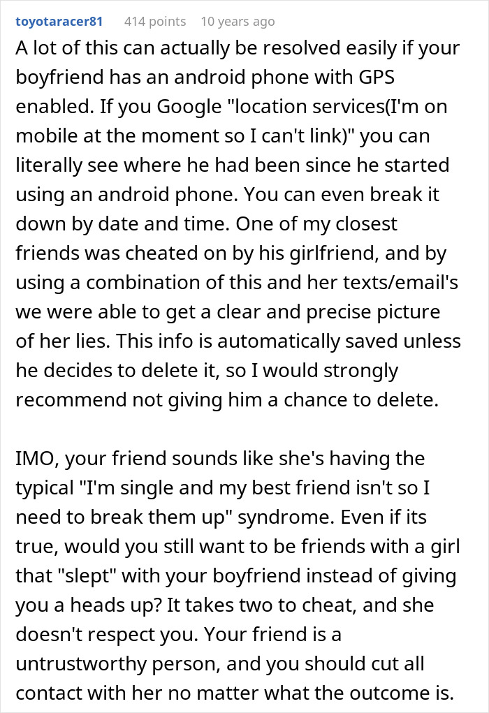 Woman Confused Why Friend Claims She Slept With Her BF When She Didn&rsquo;t