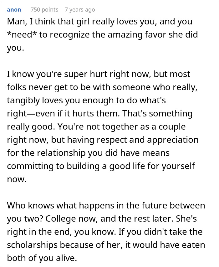 Text message conversation about teenage love and parents refusing to let son harm his future over relationship choices.