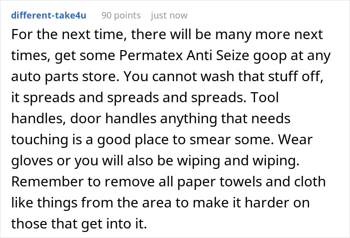 Lazy guy tries to steal coworker&rsquo;s ladder while she takes clever revenge by nailing his tools to the floor.