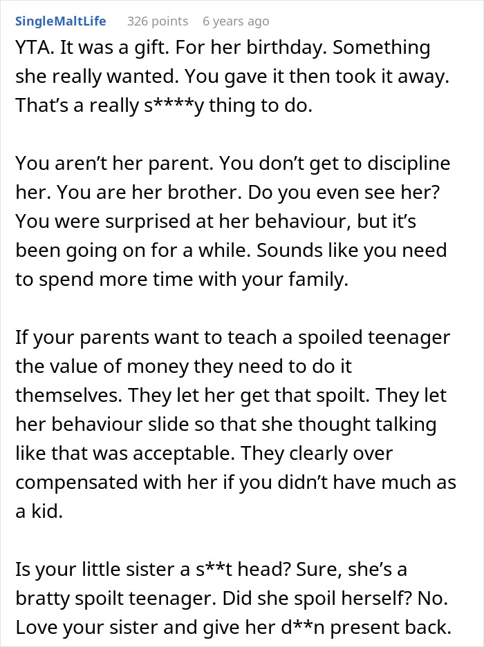 &ldquo;Spent $150 To Get Yelled At&rdquo;: Drama Ensues When Man&rsquo;s Teen Sister Throws A Birthday Tantrum