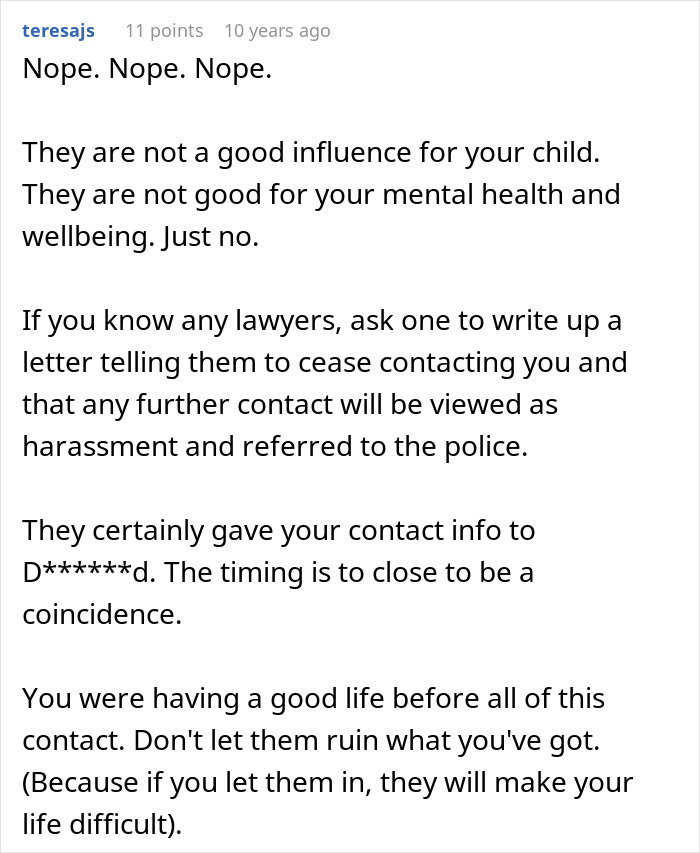 Woman cuts off parents after catching mom with fianc&eacute;, facing harassment and mental health struggles.