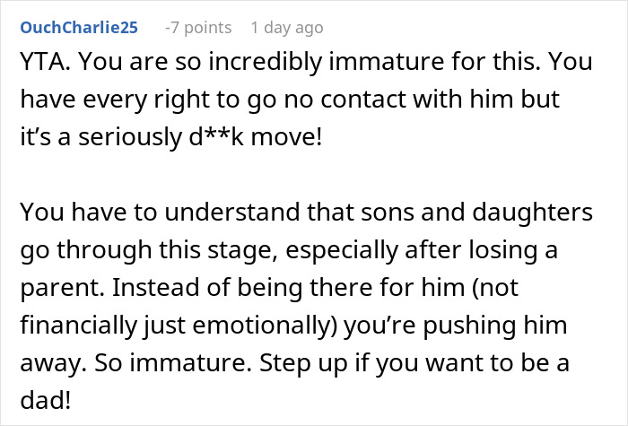 Man Loses Wife And His Adoptive Son Cuts Him Off, Only To Come Back Begging For Money