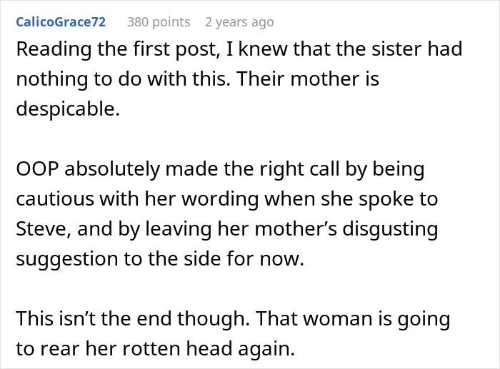 Woman Flabbergasted After Mom Offers An Absolutely Unhinged Idea To Save Her Twin Sister&rsquo;s Wedding