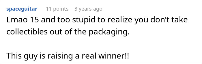 Man Refuses To Pay Brother Back For A Figurine His Son Stole Until He Finds Out The Reason Behind It