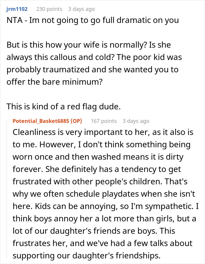 Wife Disgusted As Hubby Gives Daughter's Pants To A Boy After A Bathroom Accident, Rages At Him
