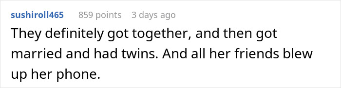 Screenshot of a social media comment discussing a cheater hiding a one night stand and a friend threatening to expose her secret.