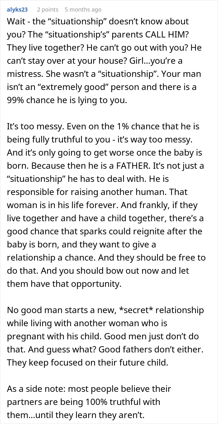 Woman Asks The Internet How To Get Rid Of Her BF&rsquo;s Pregnant Ex, Gets A Brutal Reality Check