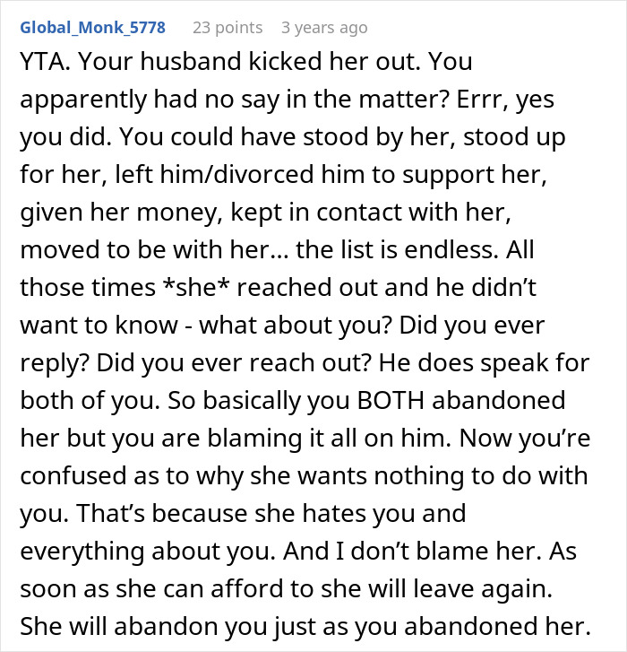 Dad Kicks Daughter Out After She Turns 18, Mom Sheds Crocodile Tears When She Refuses To Mend Fences