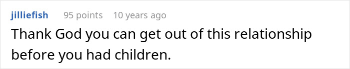 Comment about ending a relationship before having children, reflecting on a mistake involving a pregnant coworker and a wife&rsquo;s discovery.