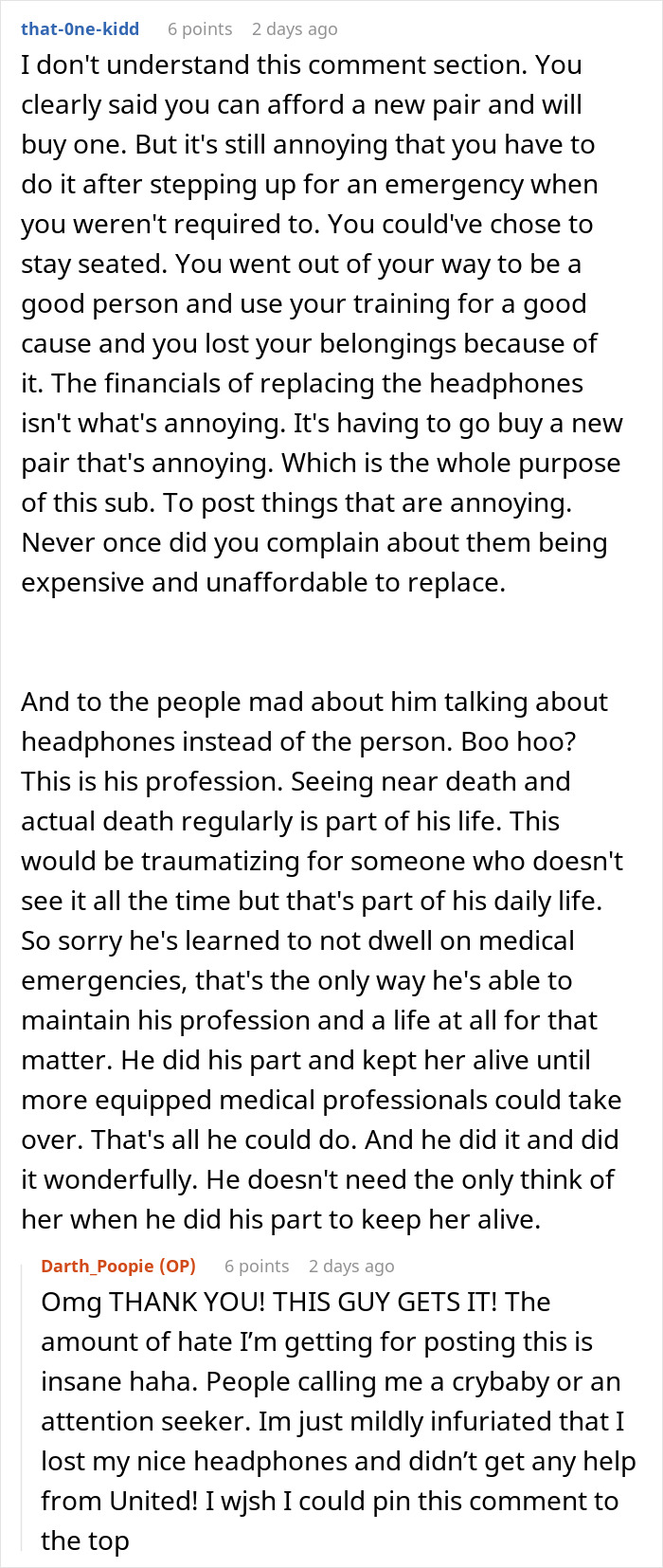 Doctor Spends Hours Reviving Woman On Plane, Annoyed The Airline Can&rsquo;t Return His Missing Headphones