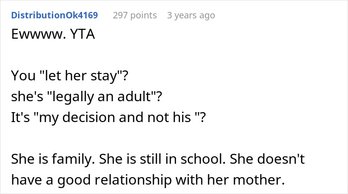 Woman Wants 18YO Stepdaughter To Move Out As She Was Already “Nice Enough To Let Her Stay For 6 Years” Woman Wants 18YO Stepdaughter To Move Out As She Was Already “Nice Enough To Let Her Stay For 6 Years”