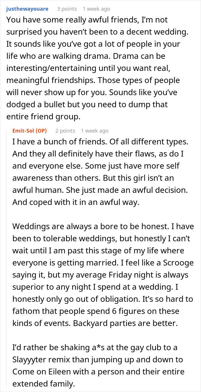 Online discussion about a bride&rsquo;s obsession with control causing conflicts and lost friendships before the wedding.